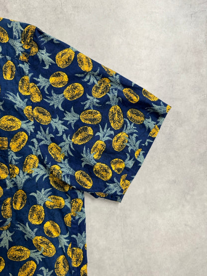 00's PATAGONIA「Pataloha」パイナップル柄 アロハシャツ