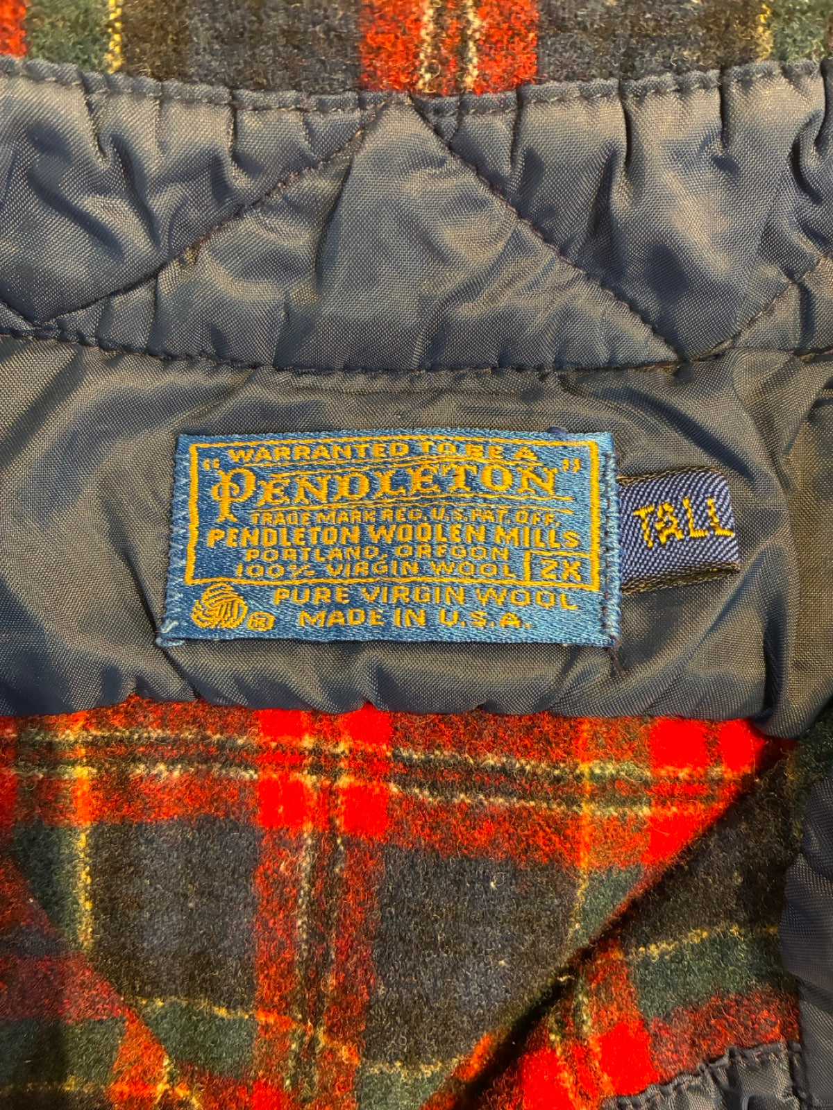 70's PENDLETON「キルティングライナー」USA製 ウールシャツ – FUJI STORE