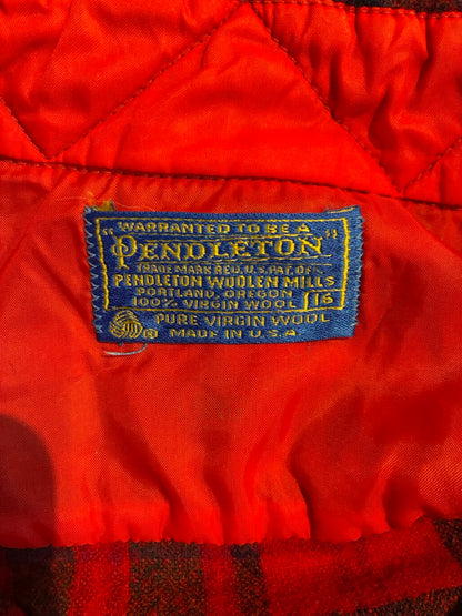 70's PENDLETON「キルティングライナー」USA製 ウールシャツ