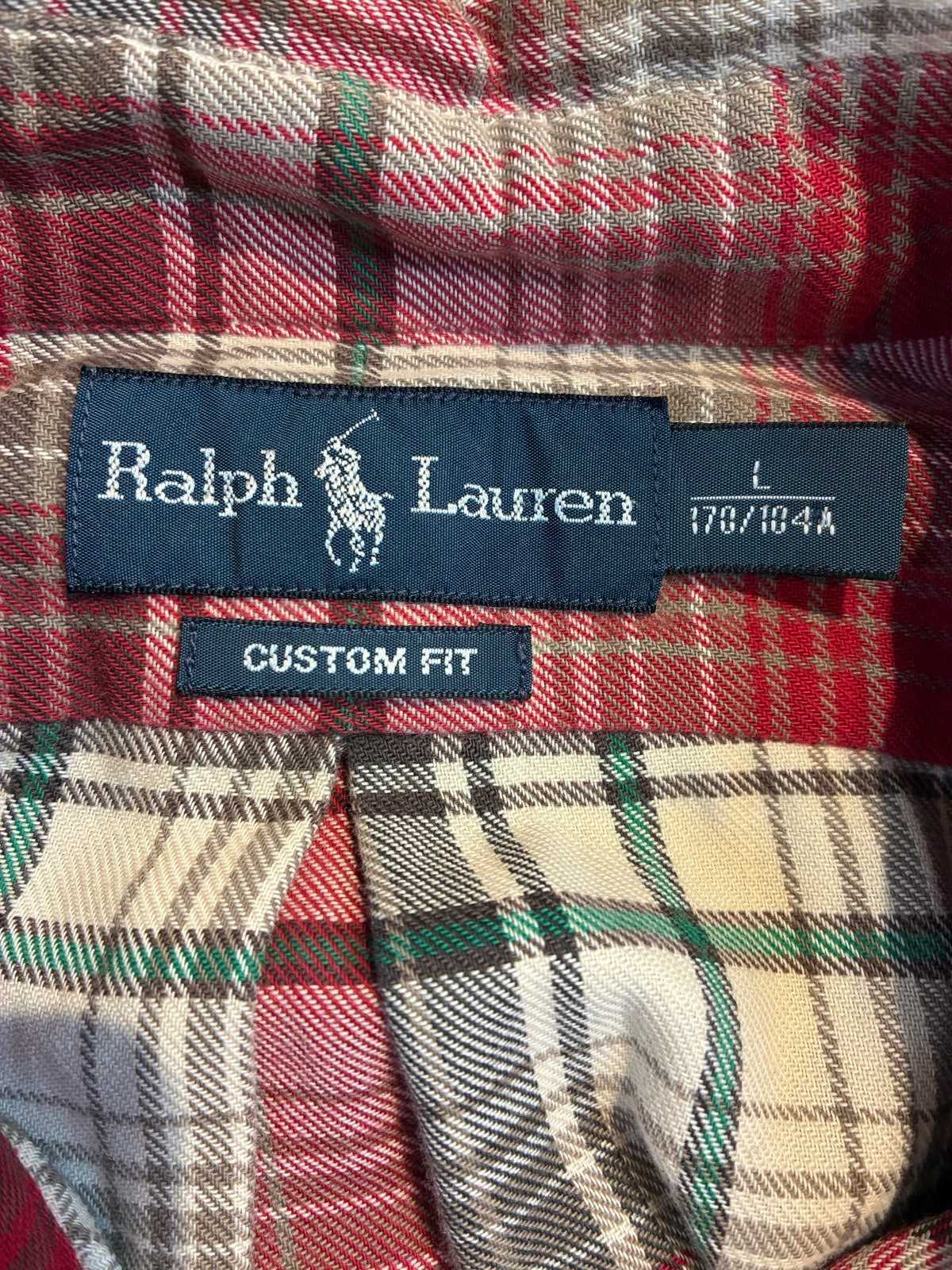 00's RALPH LAUREN「CUSTOM FIT」チェックシャツ