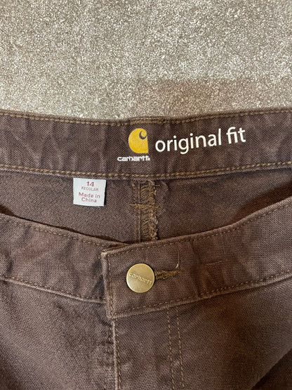 00's CARHART「DOUBLE NKEE PANT」ワークパンツ