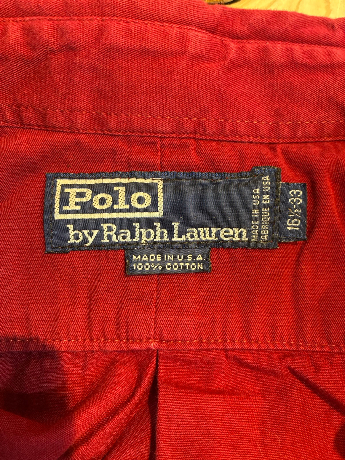 90's POLO by RALPH LAUREN USA製 コットンシャツ