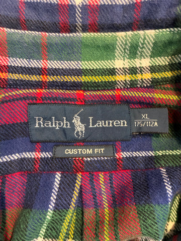 90's RALPH LAUREN「CUSTOM FIT」チェックシャツ