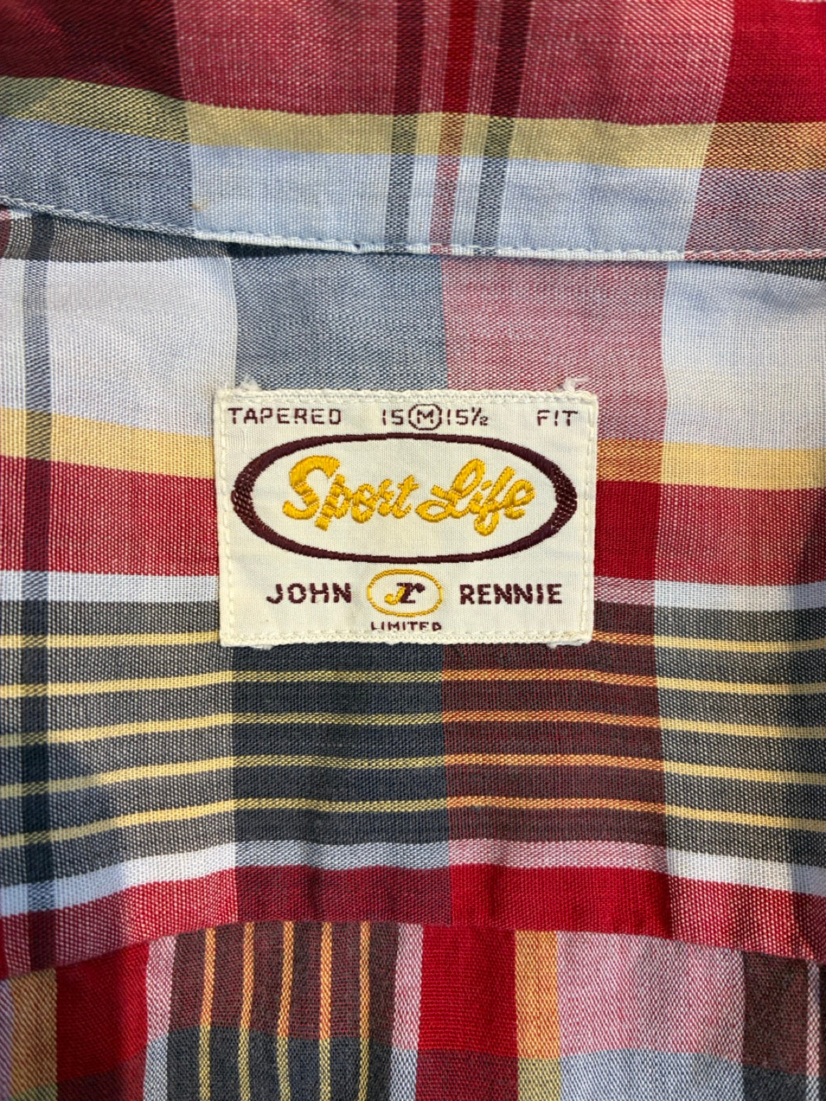 60's JOHN RENNIE「Sport Life」チェックシャツ