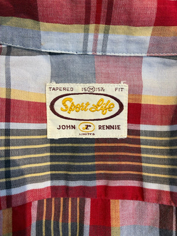 60's JOHN RENNIE「Sport Life」チェックシャツ