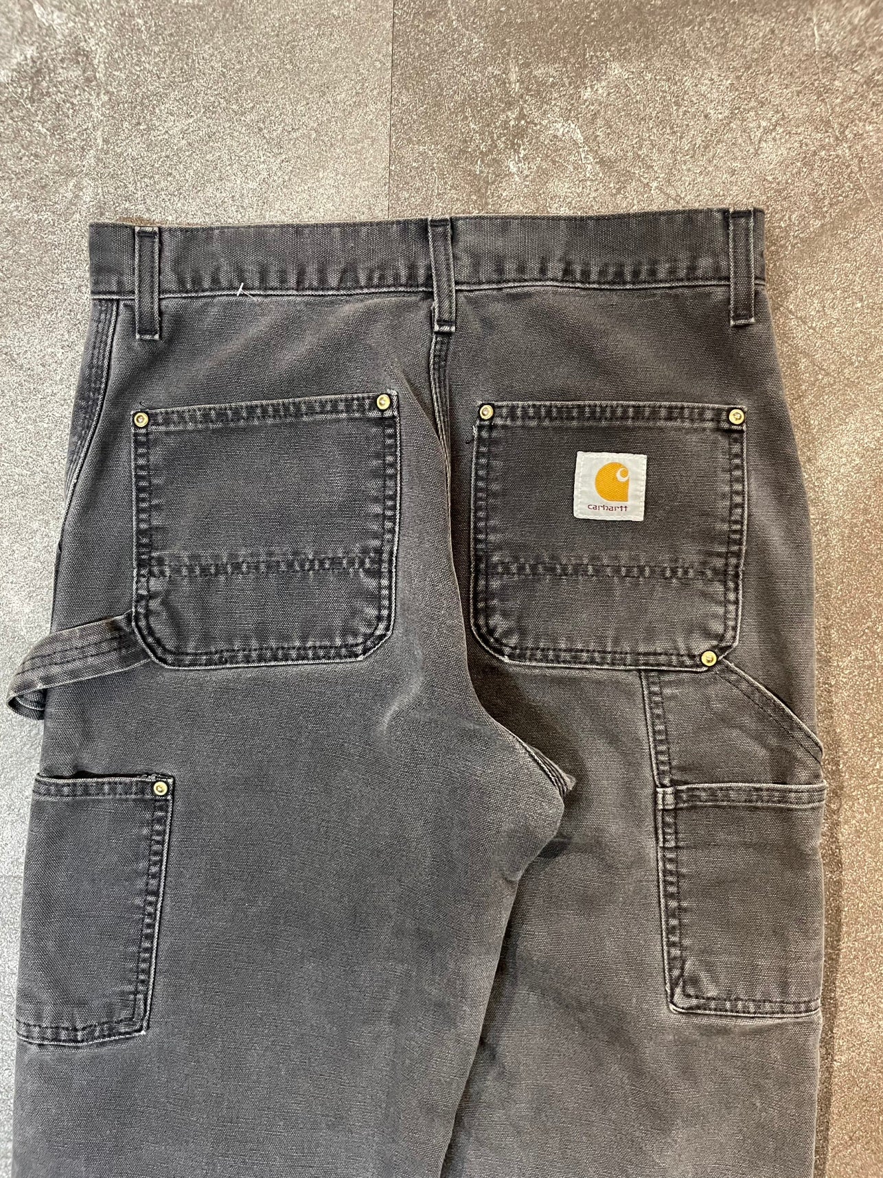 00's CARHART「DOUBLE NKEE PANT」USA製 ワークパンツ