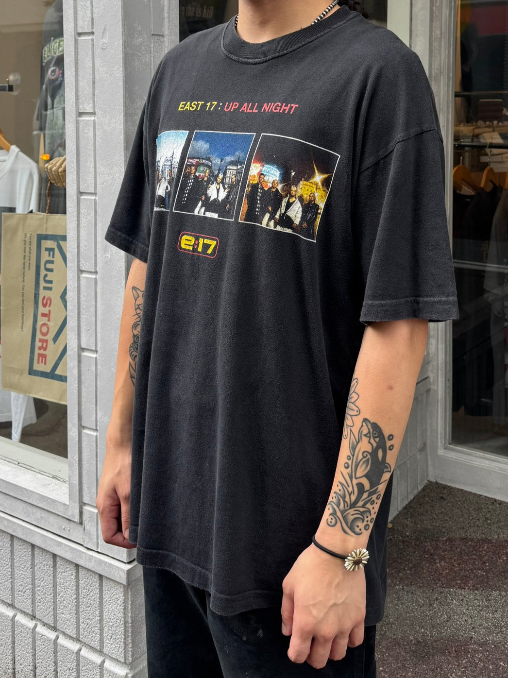 90's EAST 17「Up All Night」ラップＴシャツ