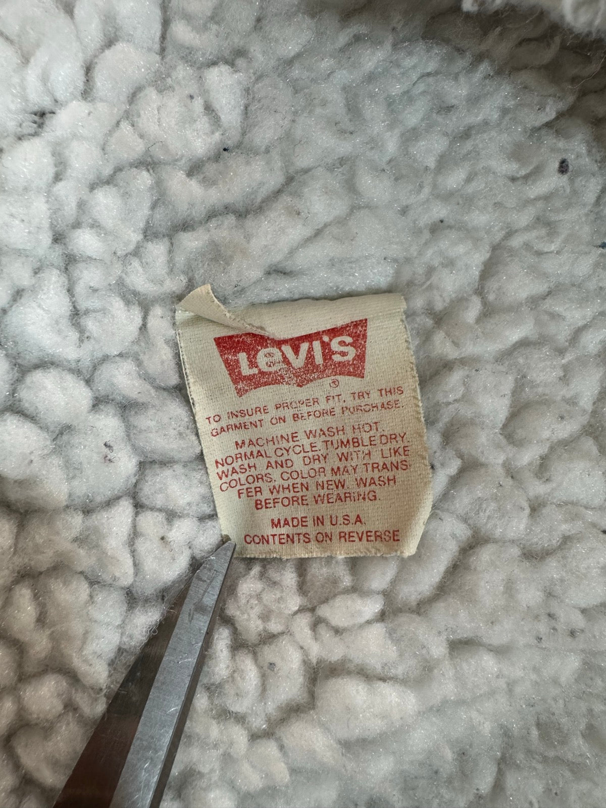 80's LEVI’S「70619-0218」USA製 デニムボアジャケット