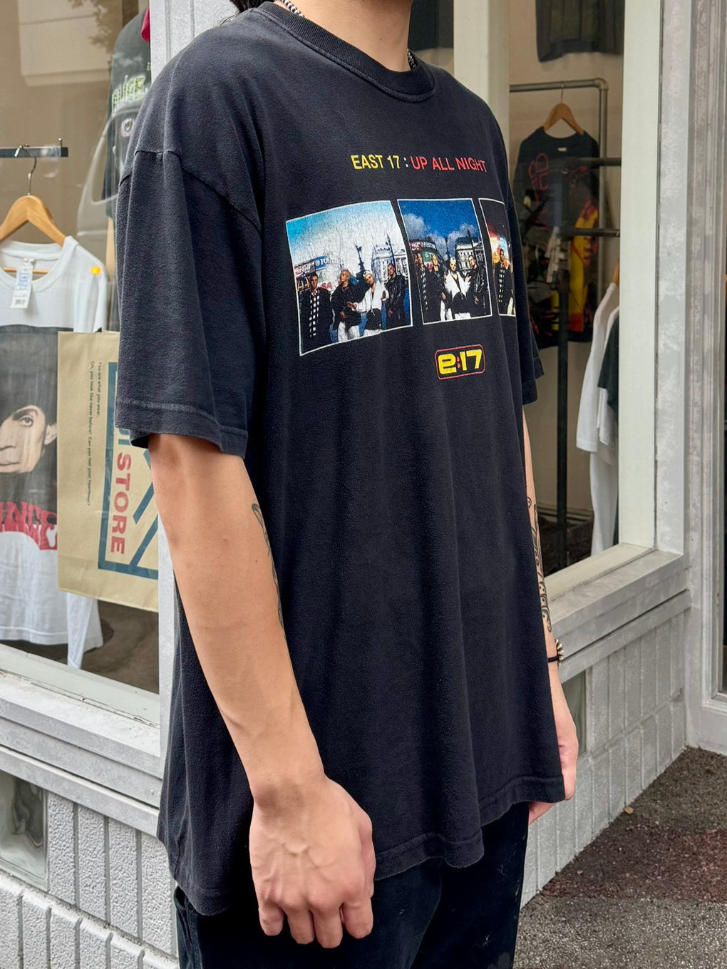 90's EAST 17「Up All Night」ラップＴシャツ