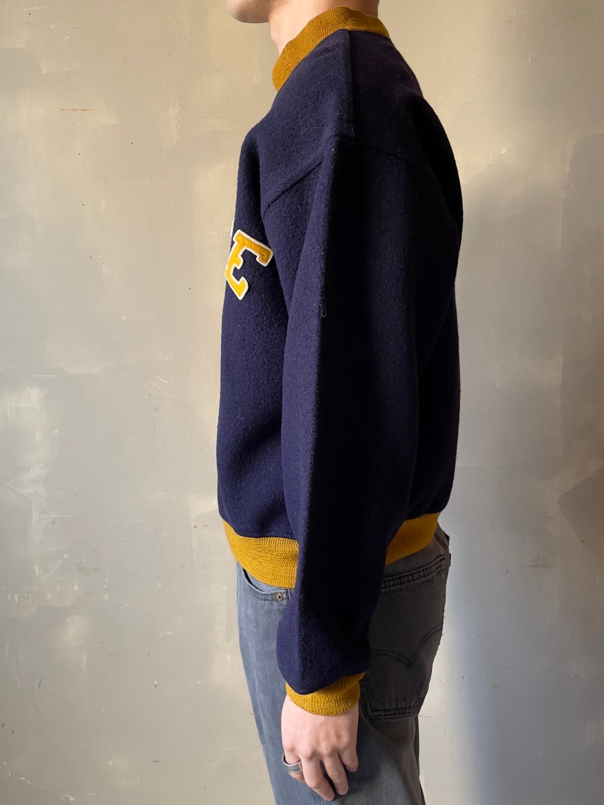40's~50's 「MARQUETTE 」カレッジウールスウェット