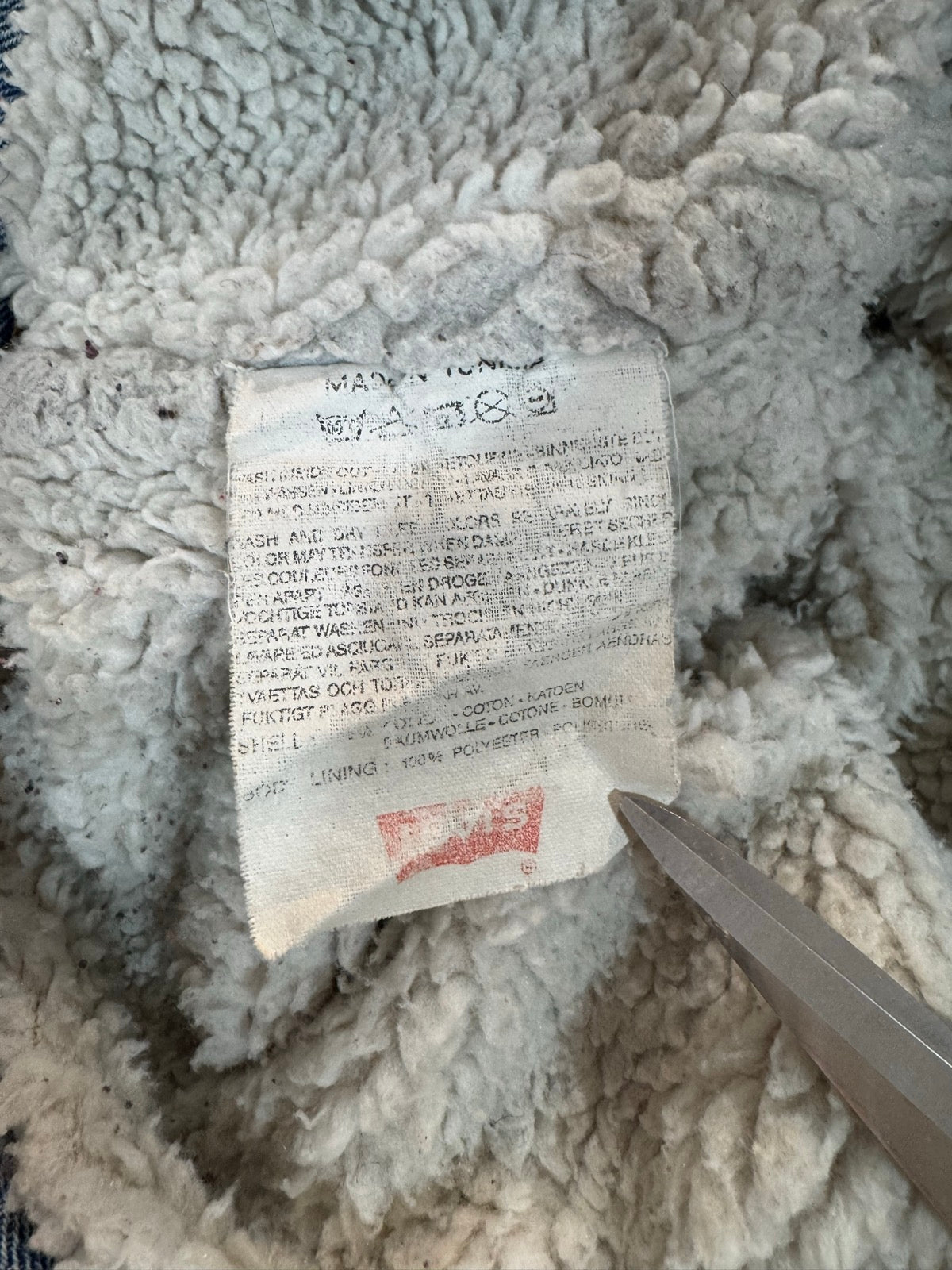 90's LEVI’S「70608-0214」デニムボアジャケット