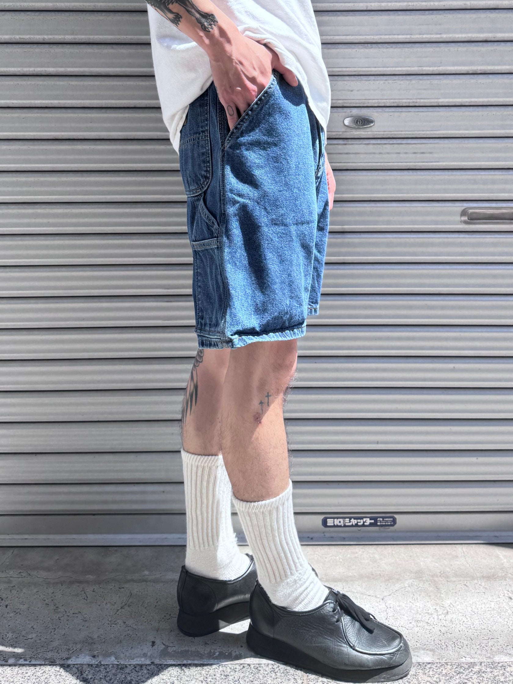 00's 「carhartt」ペインターデニムショーツ