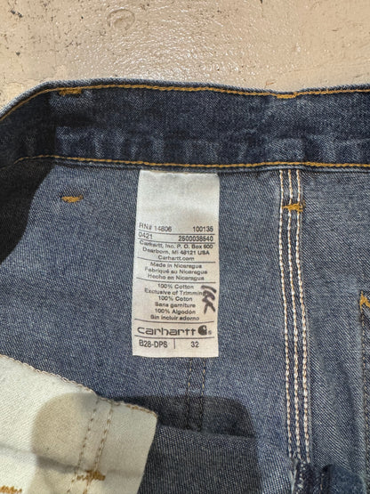 00's 「carhartt」ペインターデニムショーツ