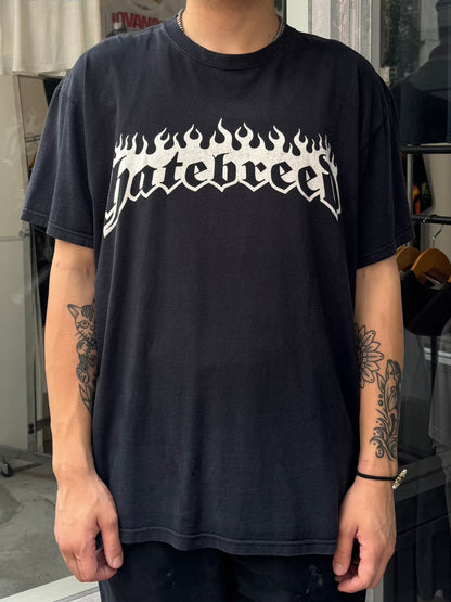 00's HATEBREED「Skull＆Bat」バンドTシャツ