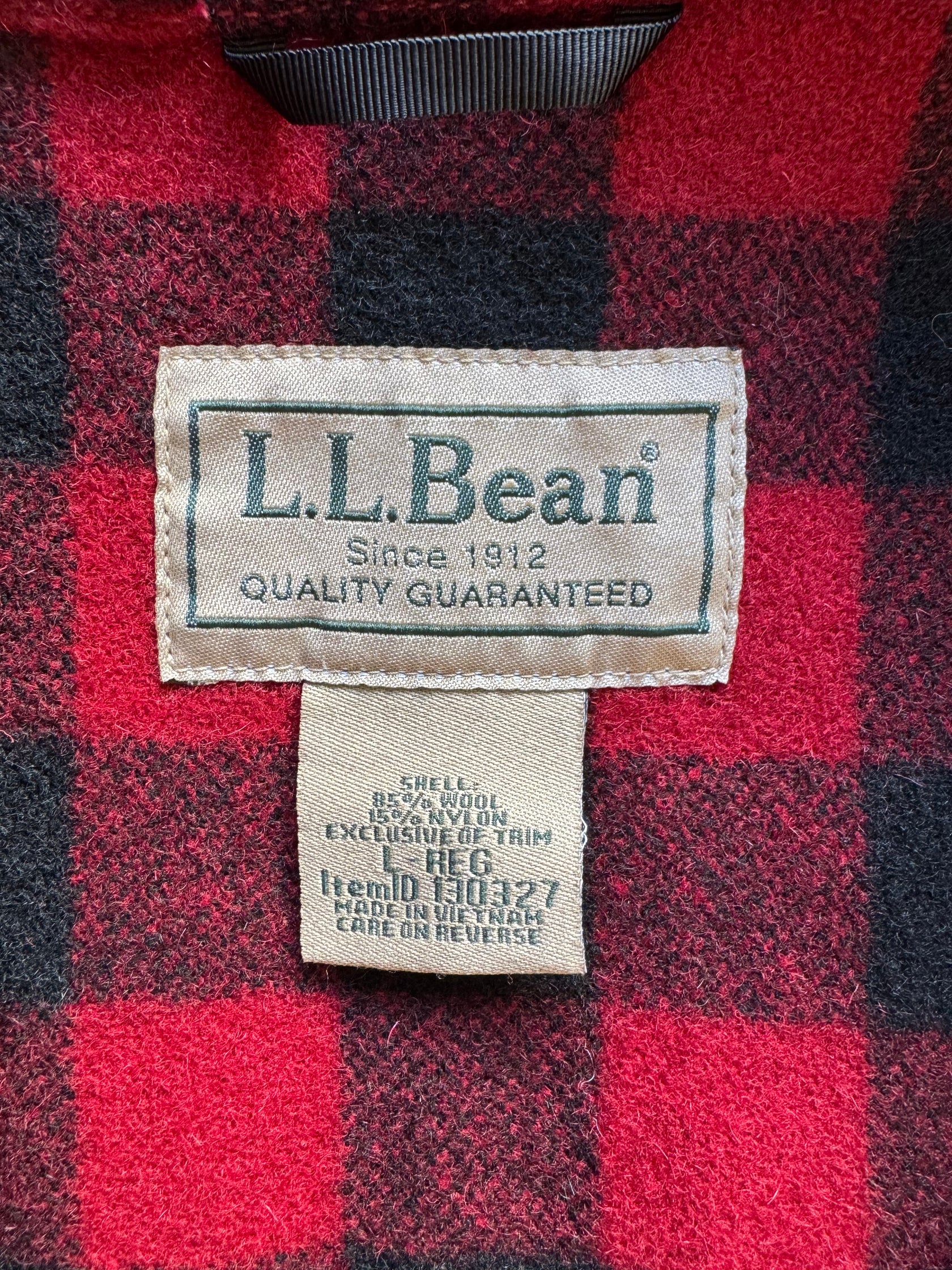 00's L.L.BEAN「Buffalo Check」ウールジャケット