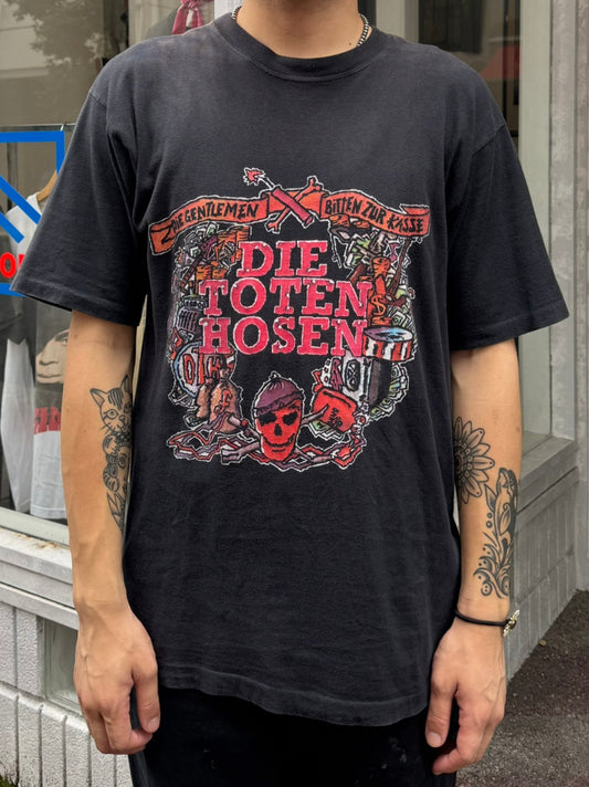 90's DIE TOTEN HOSEN「DIE GENTLEMEN BITTEN ZUR KASSE」バンドTシャツ
