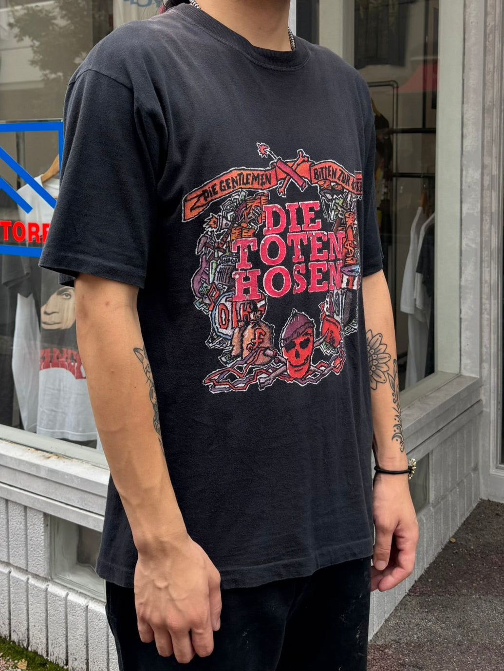 90's DIE TOTEN HOSEN「DIE GENTLEMEN BITTEN ZUR KASSE」バンドTシャツ