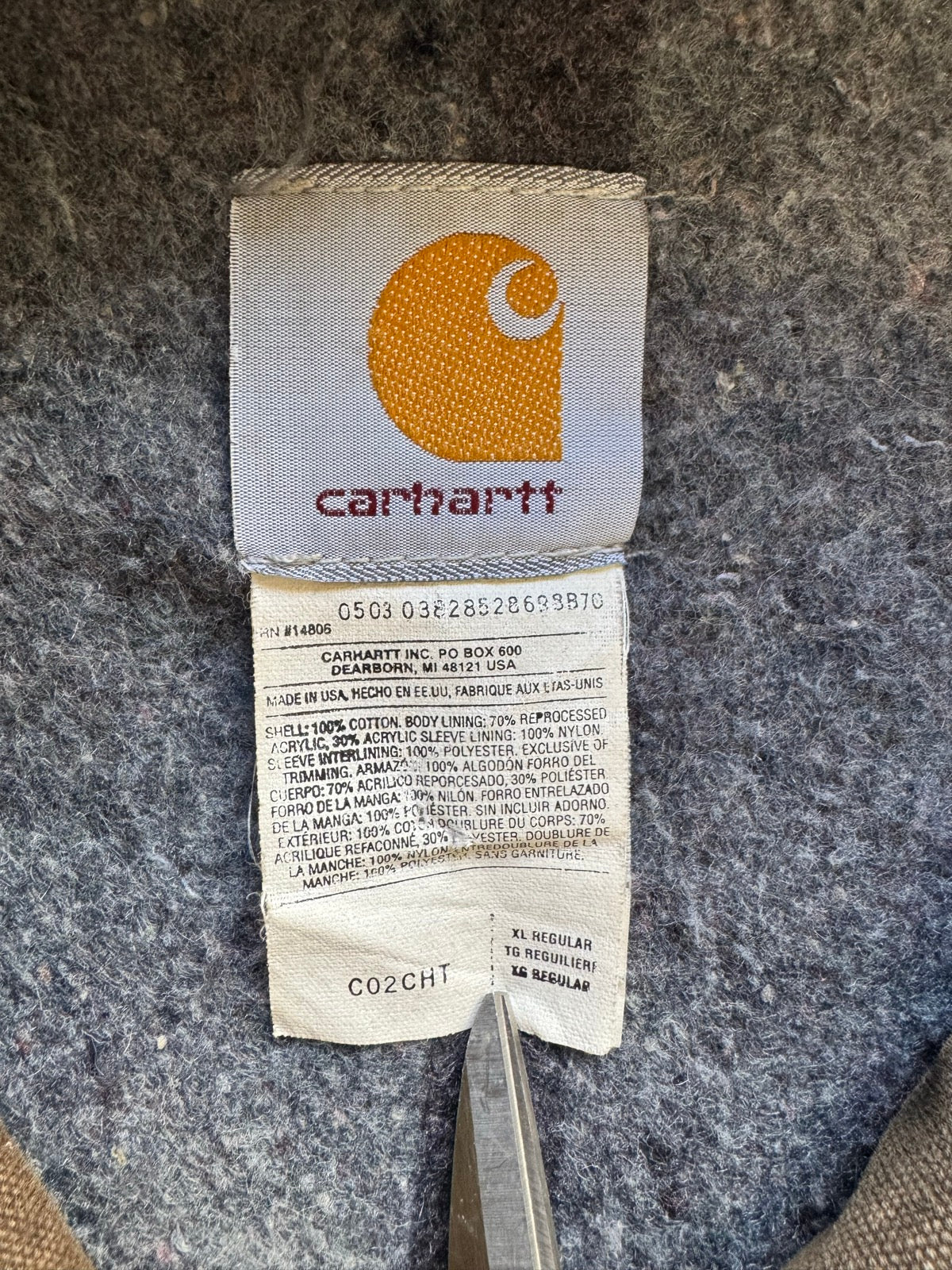90's CARHARTT「CO2CHT」チョアコート