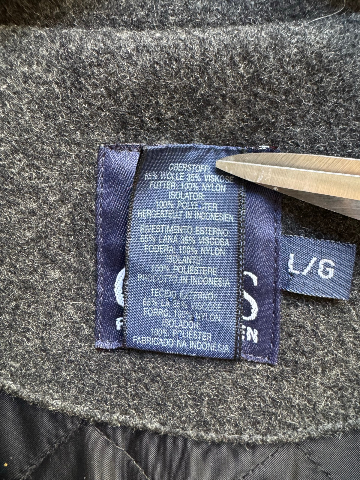 90's CHAPS「4P」ウールジャケット