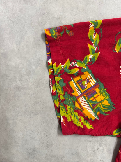 00's PATAGONIA「Pataloha」ハレイワ柄 アロハシャツ