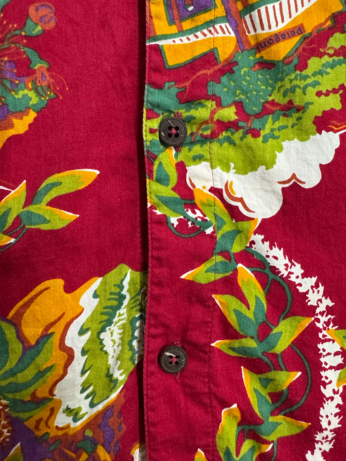 00's PATAGONIA「Pataloha」ハレイワ柄 アロハシャツ