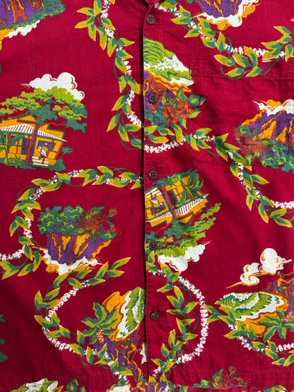 00's PATAGONIA「Pataloha」ハレイワ柄 アロハシャツ