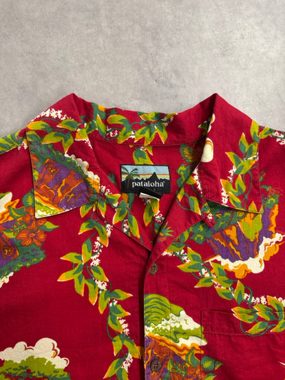 00's PATAGONIA「Pataloha」ハレイワ柄 アロハシャツ
