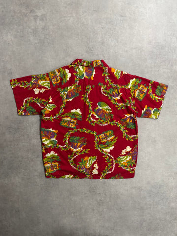 00's PATAGONIA「Pataloha」ハレイワ柄 アロハシャツ
