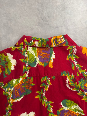 00's PATAGONIA「Pataloha」ハレイワ柄 アロハシャツ