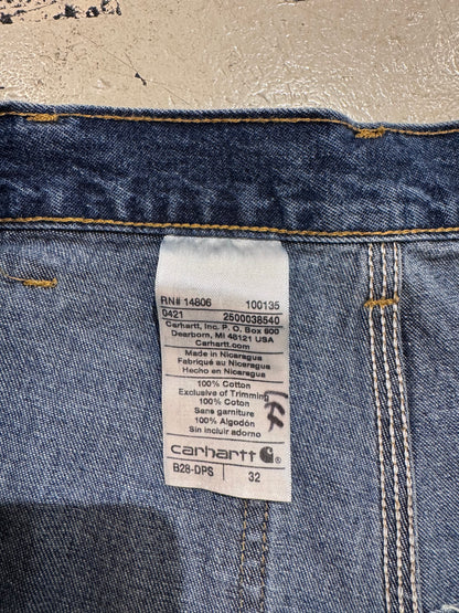 00's 「carhartt」ペインターデニムショーツ