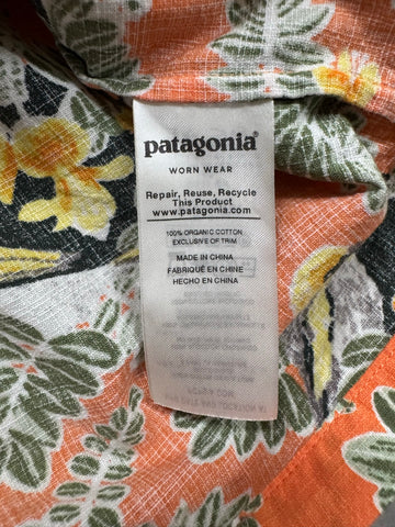 00's PATAGONIA「Pataloha」ハワイアン・ケルプ柄 アロハシャツ