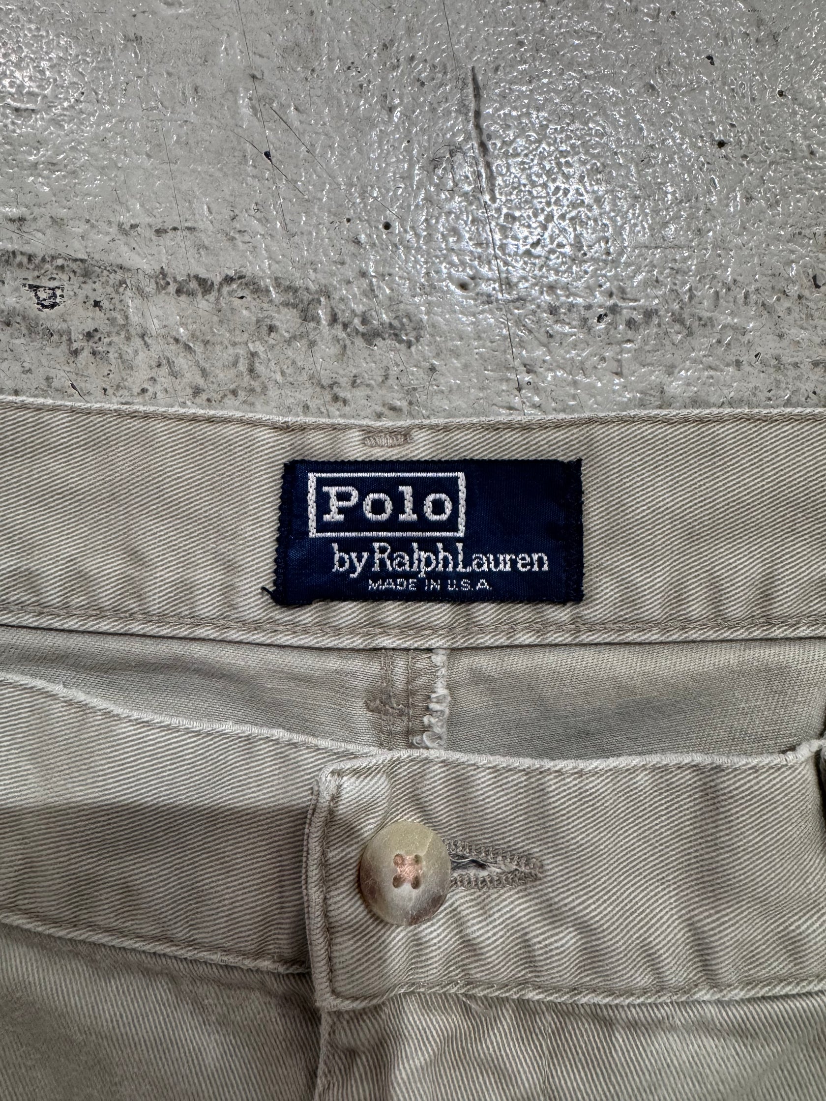 90's「Polo by Ralph Lauren」USA製 チノショーツ
