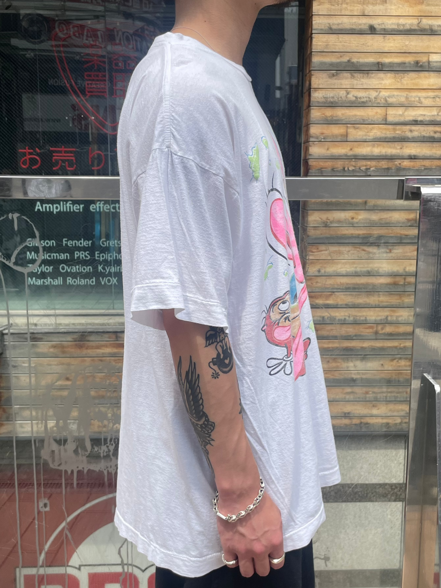 90's「The Ren & Stimpy Show」 キャラクターTシャツ