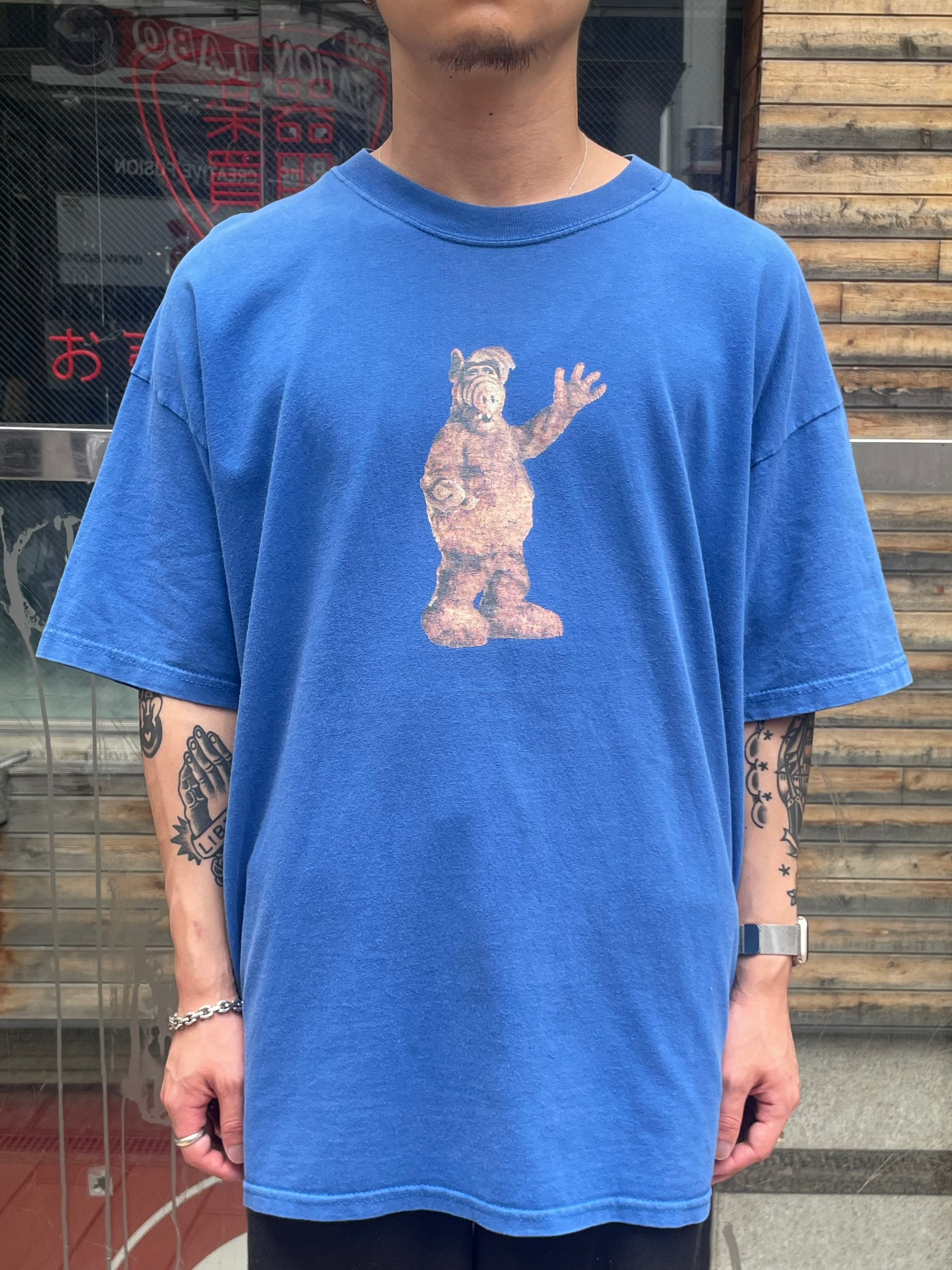 キッズ古着 vintage USA製 ALF Tシャツ 水色 1987年製 キッズ古着 vintage USA製 ALF Tシャツ 水色 1987年製 - メルカリ