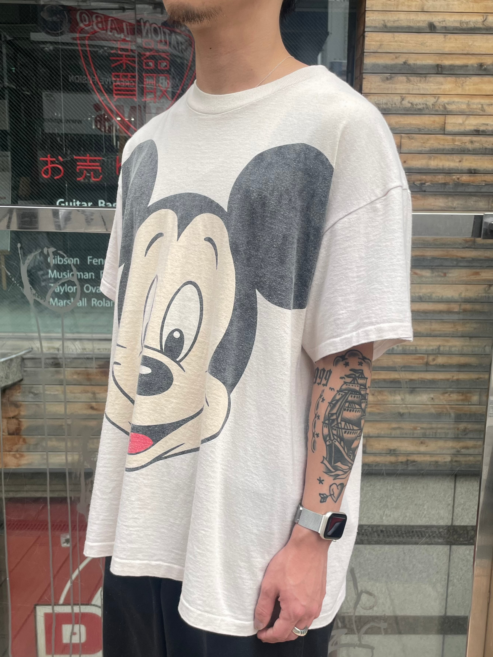 90's DISNEY「Mickey」キャラクター Tシャツ