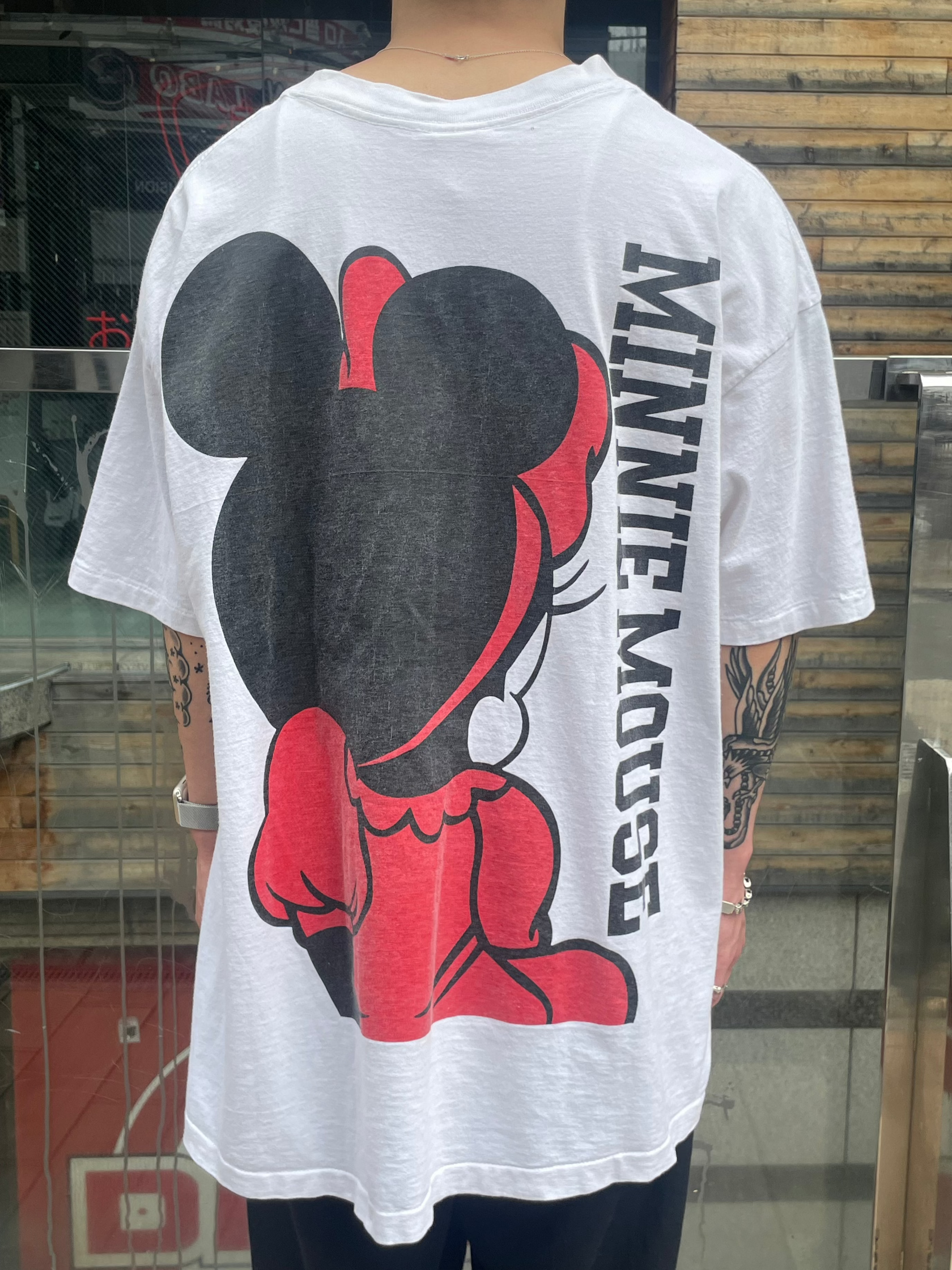 90's DISNEY「Minnie」USA製 キャラクターTシャツ