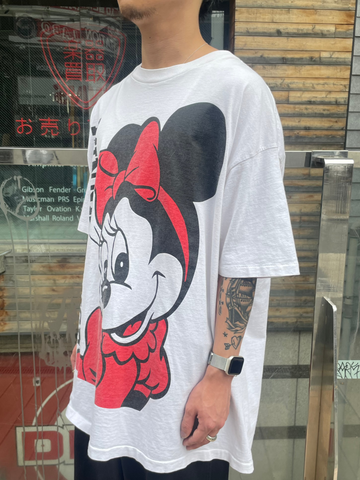 90's DISNEY「Minnie」USA製 キャラクターTシャツ