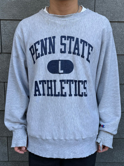 90's Champion「REVERSE WEAVE」カプセル入り　3段プリント　スウェット