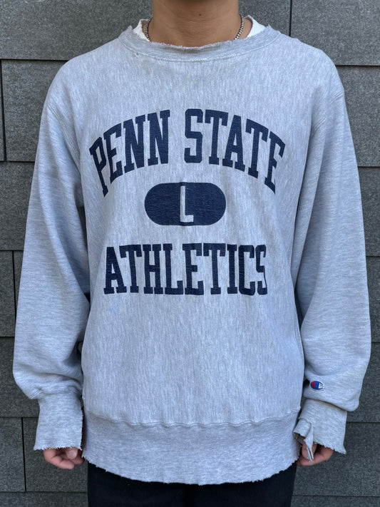 90's Champion「REVERSE WEAVE」カプセル入り　3段プリント　スウェット