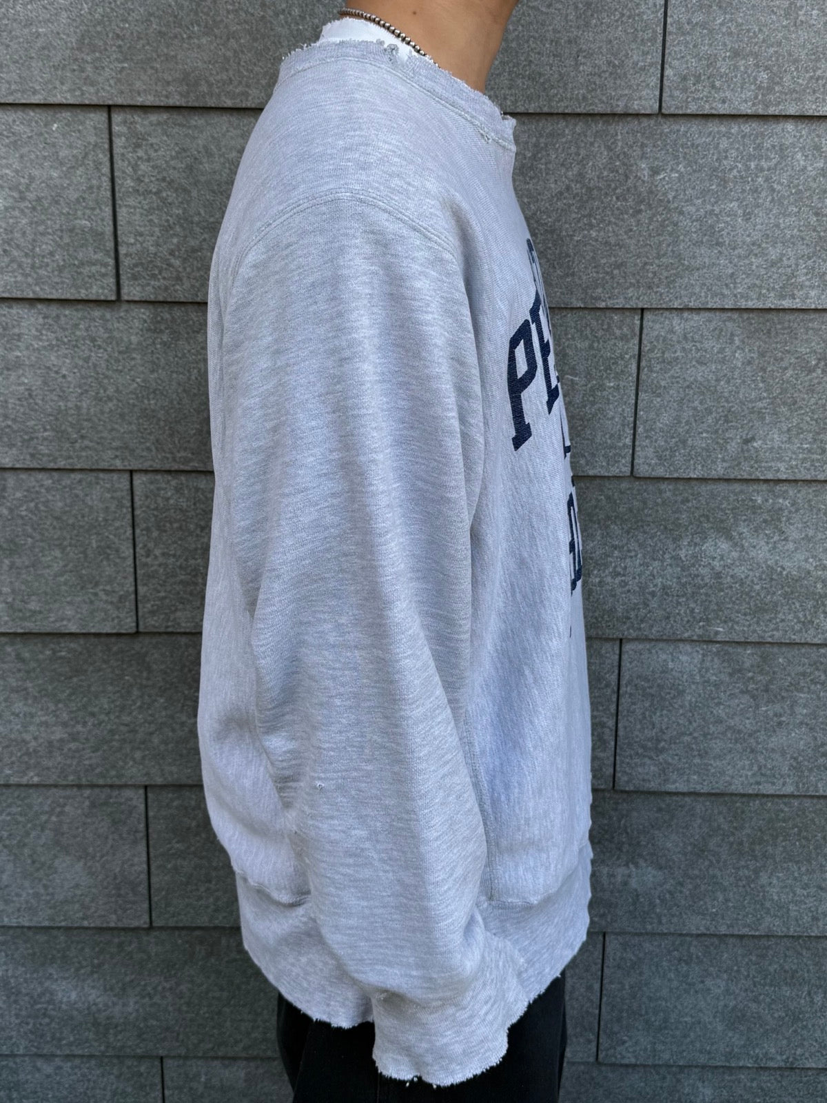 90's Champion「REVERSE WEAVE」カプセル入り　3段プリント　スウェット