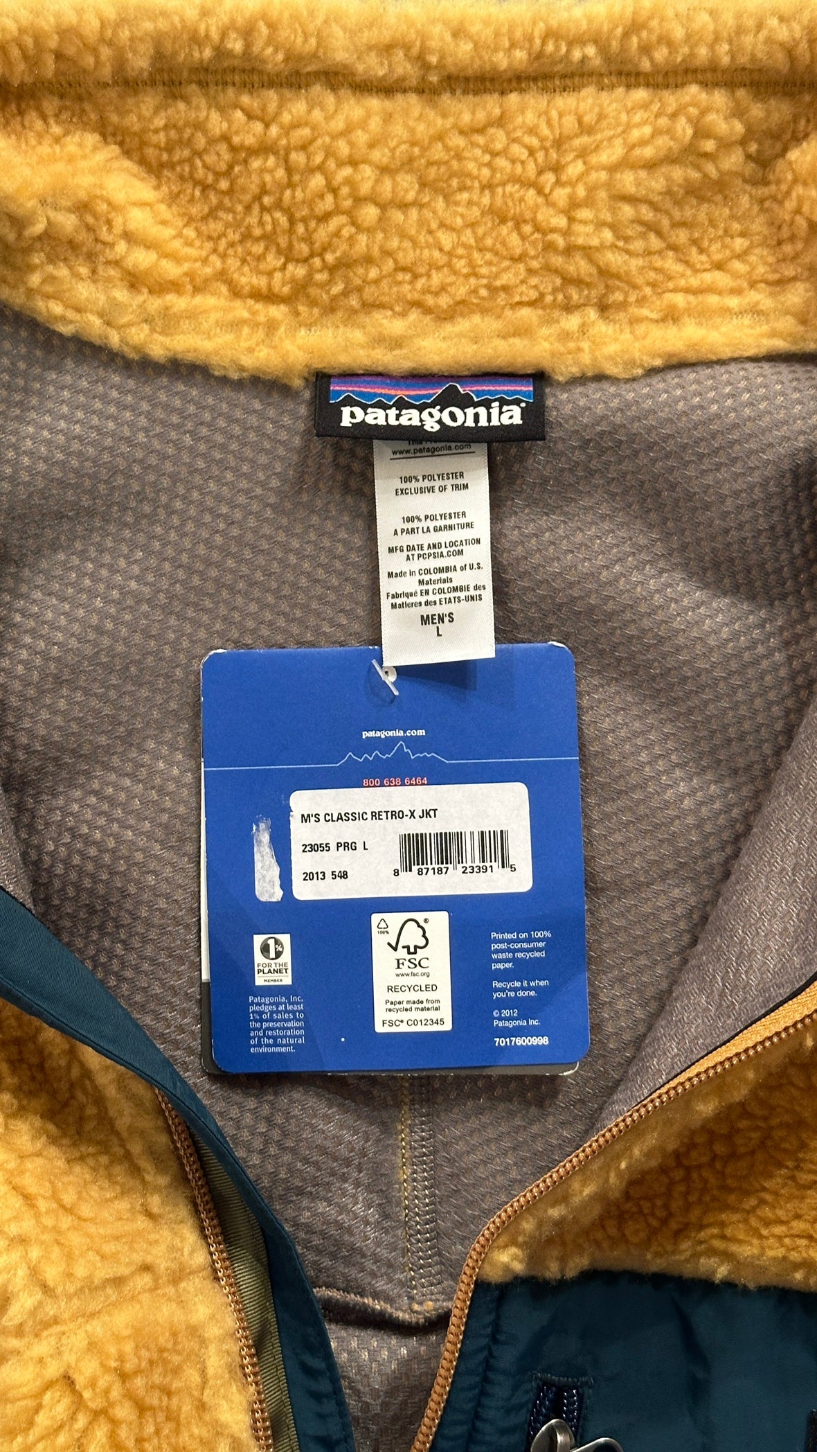 00's PATAGONIA「RETRO-X」dead stock フリースジャケット – FUJI STORE