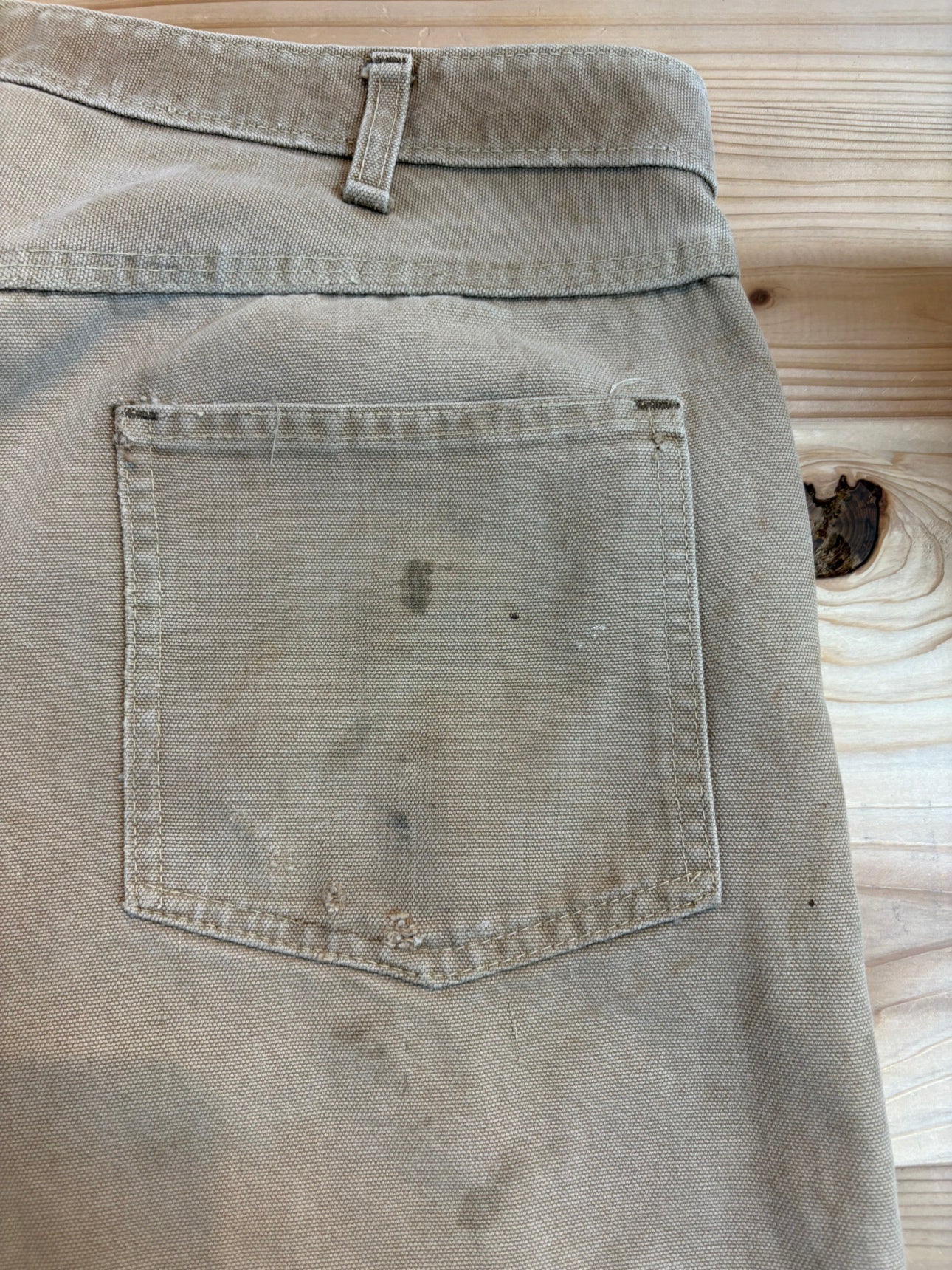 60's~70's CARHART「デカCボタン　42TALON」 ワークパンツ