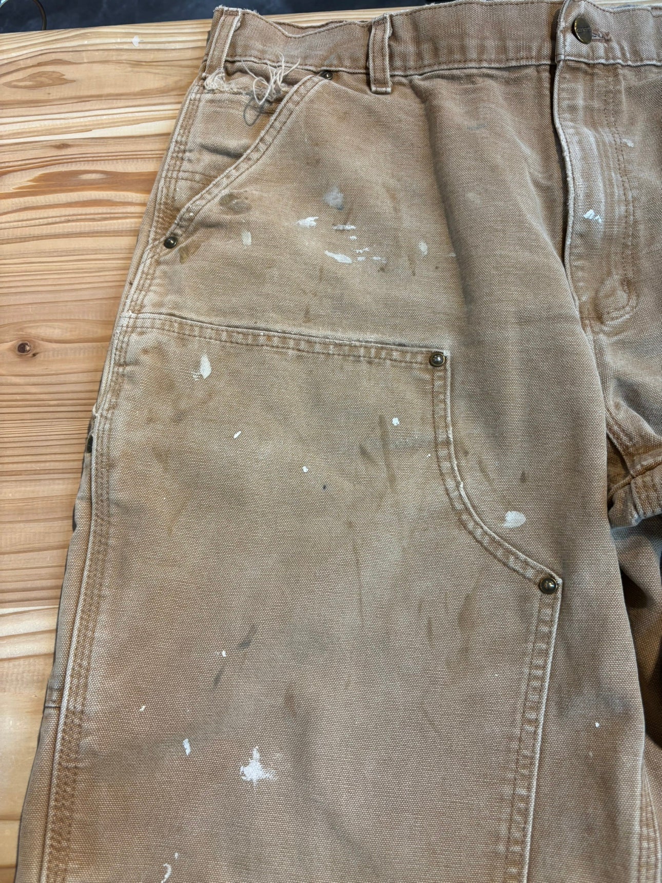 00's CARHART「DOUBLE NKEE PANT」ワークパンツ