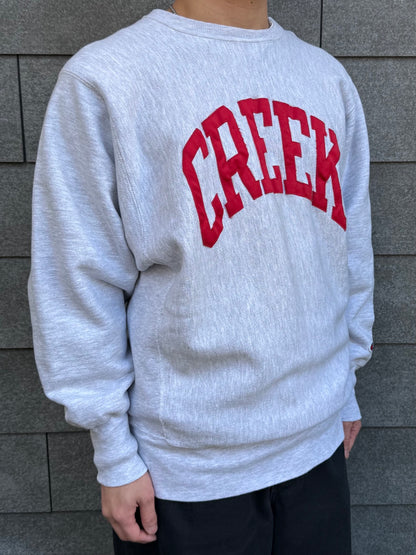 90's Champion「CREEK」REVERSE WEAVE　スウェット
