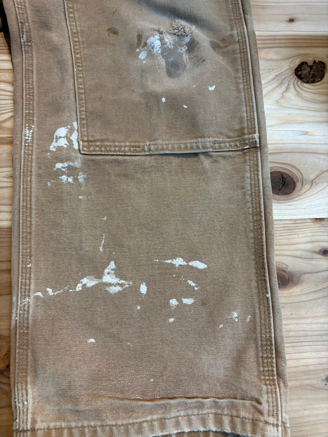 00's CARHART「DOUBLE NKEE PANT」ワークパンツ