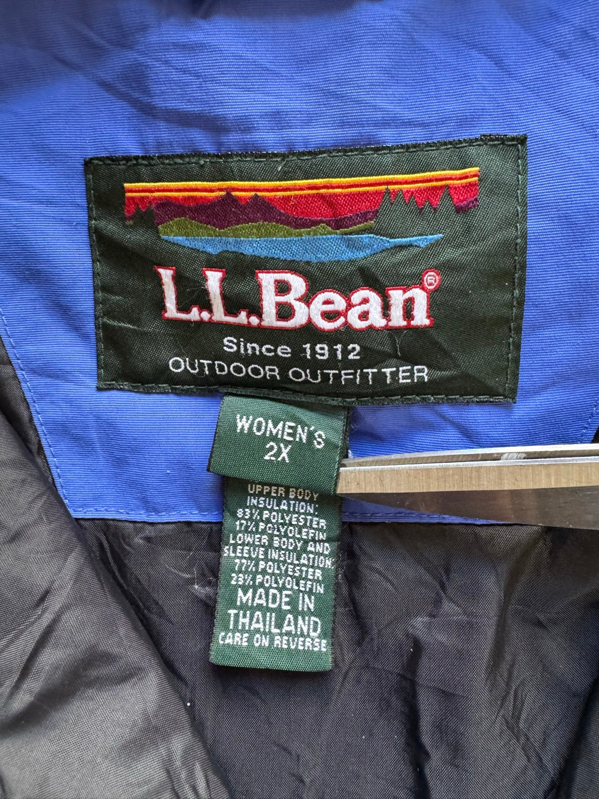 80's L.L.BEAN 「Thinsulate」ナイロンマウンテンパーカー