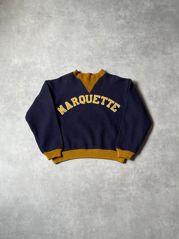 40's~50's 「MARQUETTE 」カレッジウールスウェット