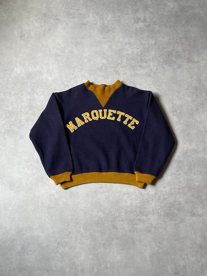 40's~50's 「MARQUETTE 」カレッジウールスウェット