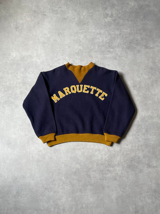 40's~50's 「MARQUETTE 」カレッジウールスウェット