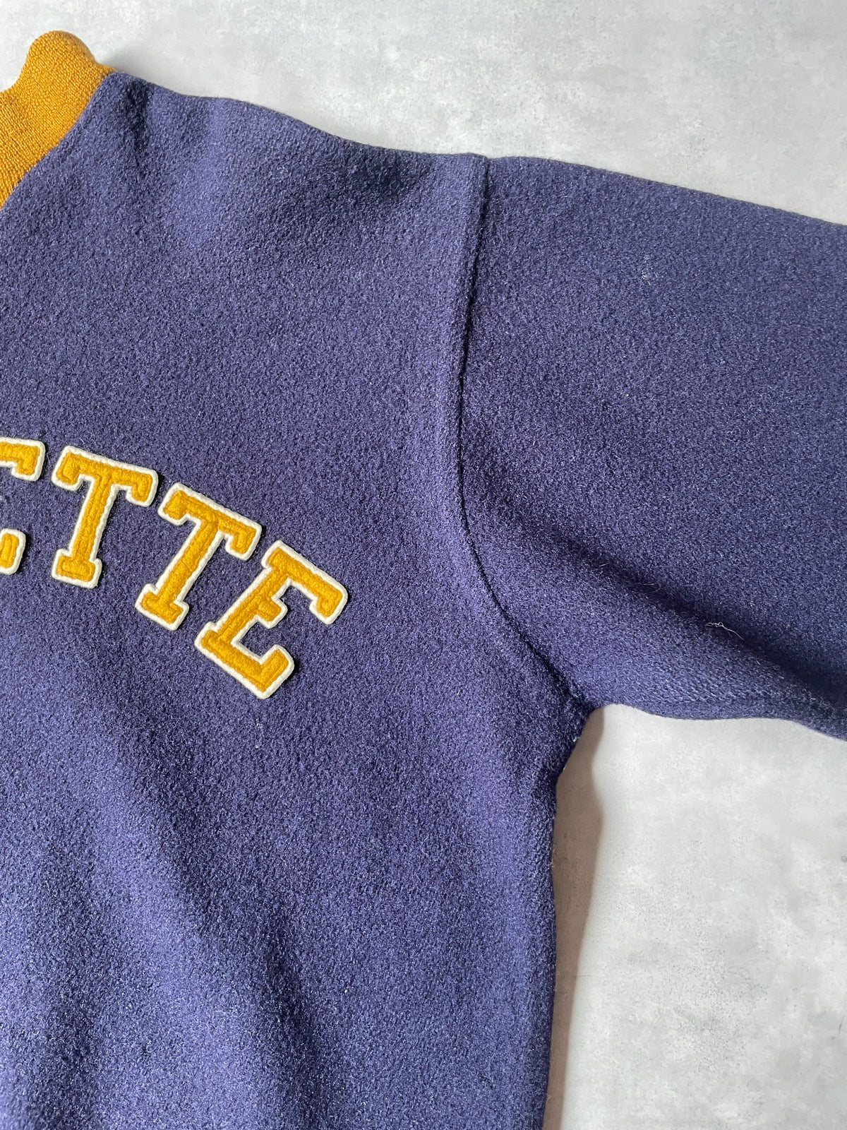 40's~50's 「MARQUETTE 」カレッジウールスウェット